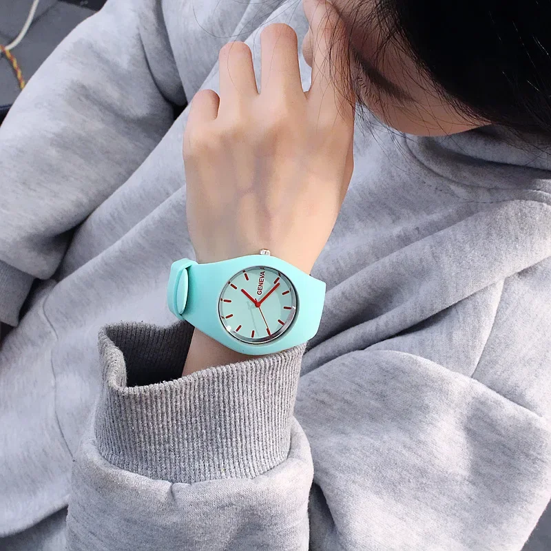 Men watch Women Cream Color Ul – Silicone Band Women recenzja i cena