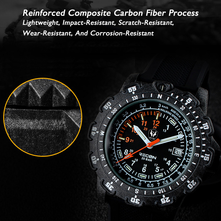 Hnlgnox Mens Pilot Watches Spo – Rubber Strap Diver recenzja i cena