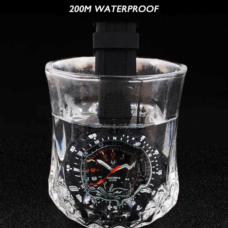 Hnlgnox Mens Pilot Watches Spo – Rubber Strap Diver recenzja i cena