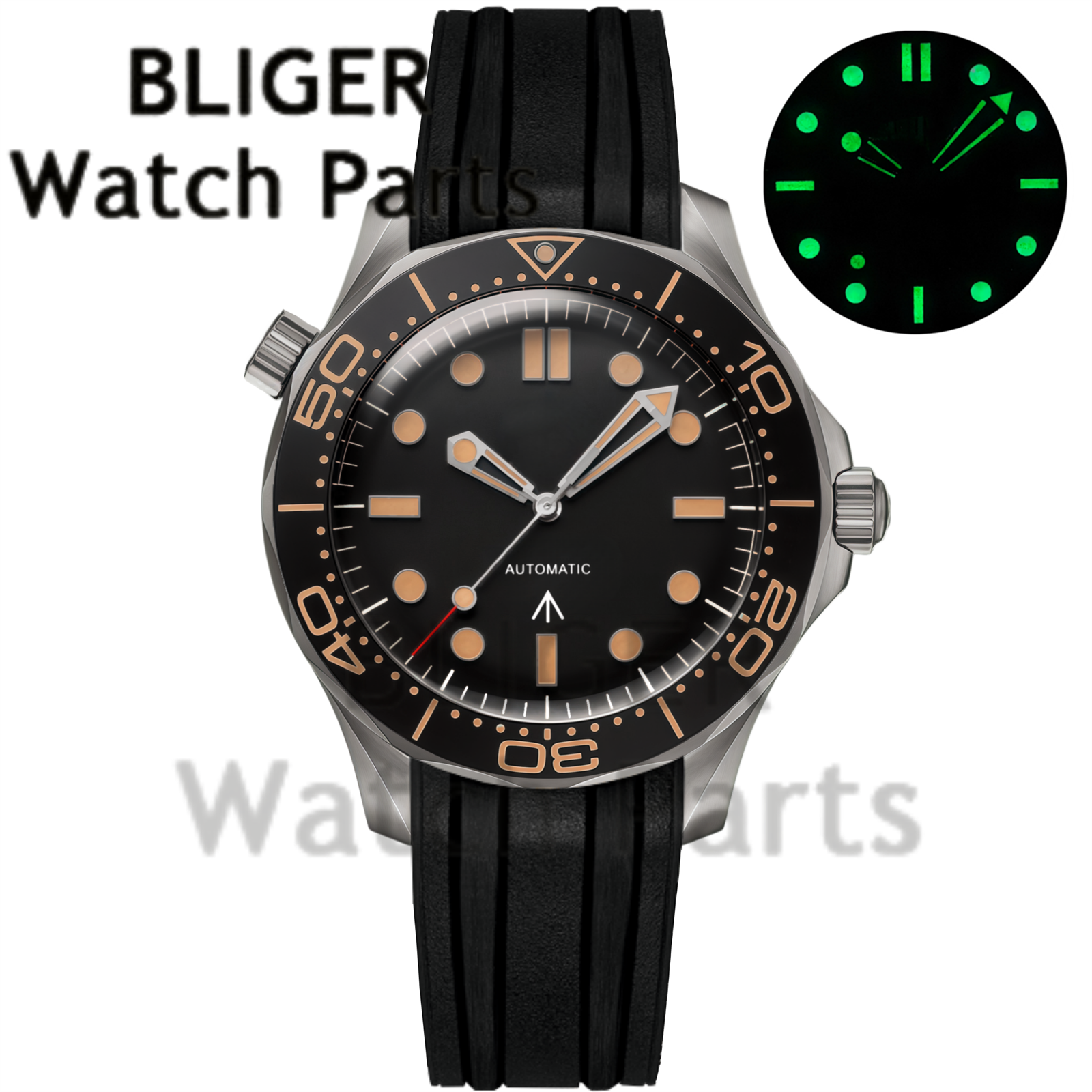 Customizable DIY 41mm Titanium – Stainless Bracelet Diver recenzja i cena