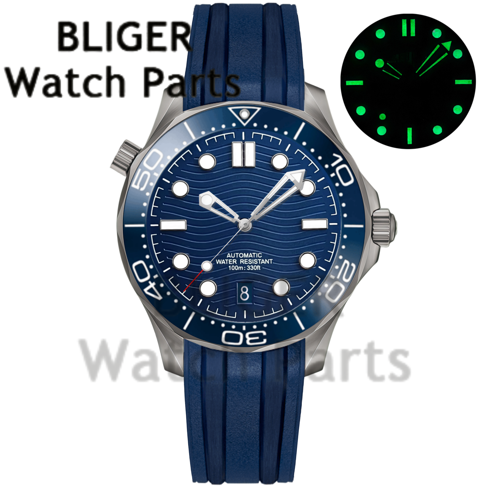 Customizable DIY 41mm Titanium – Stainless Bracelet Diver recenzja i cena