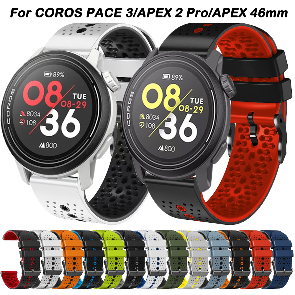 22mm Silicone Band For COROS P – Silicone Watch Band 22Mm recenzja i cena