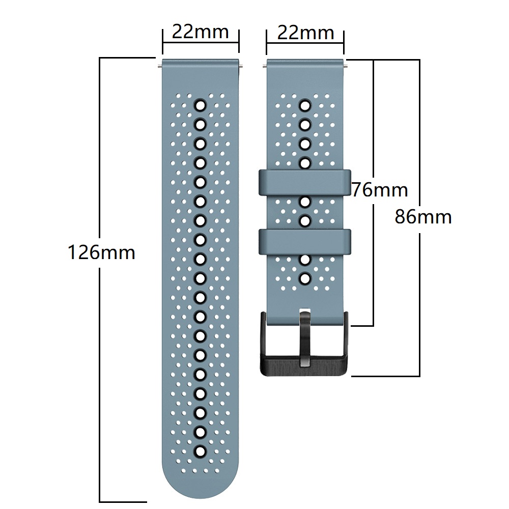 22mm Silicone Band For COROS P – Silicone Watch Band 22Mm recenzja i cena
