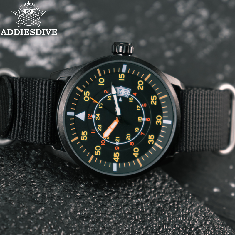 ADDIESDIVE Fashion Quartz Watc – Nato Strap Nylon recenzja i cena