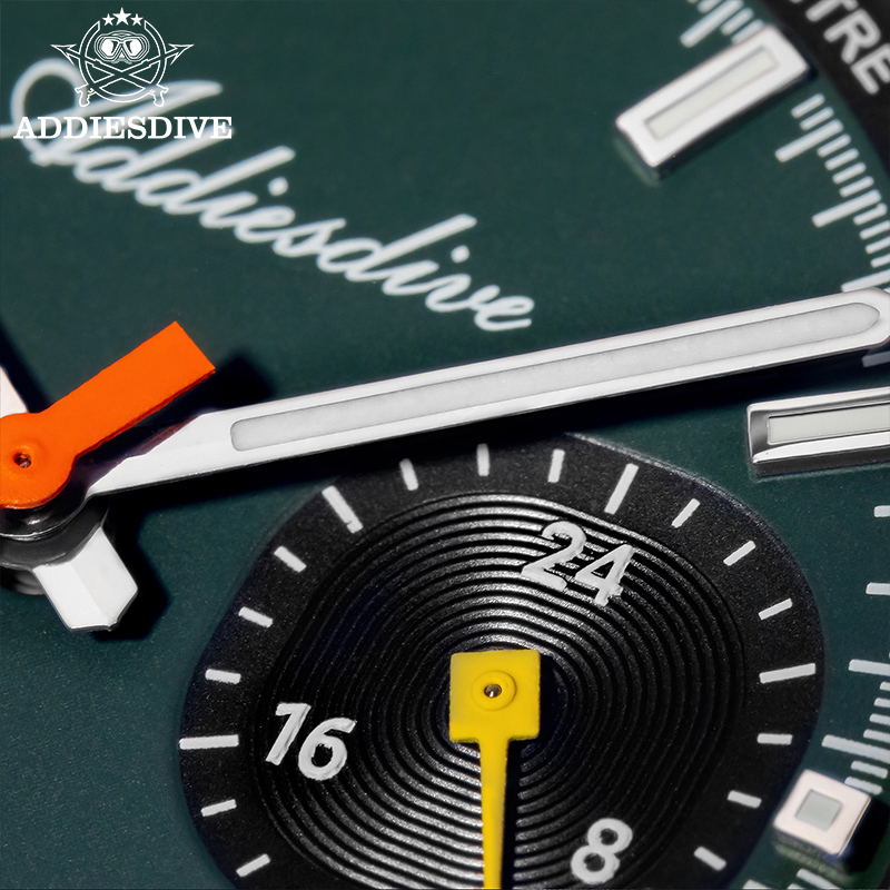 ADDIESDIVE Chronograph VK64 Wa – Rubber Strap Diver recenzja i cena