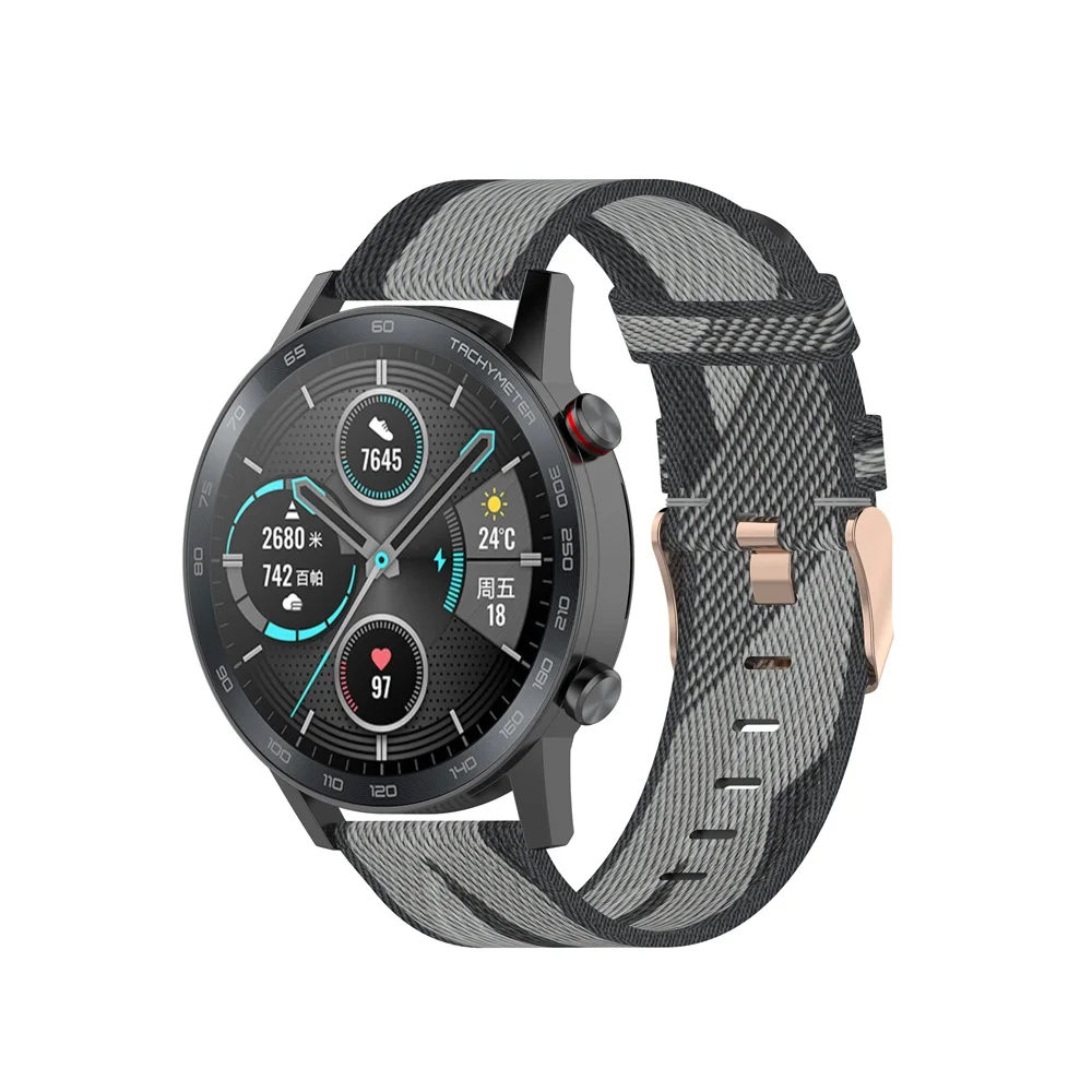 AKBNSTED 22MM Camouflage Nylon – Canvas Strap Watch recenzja i cena
