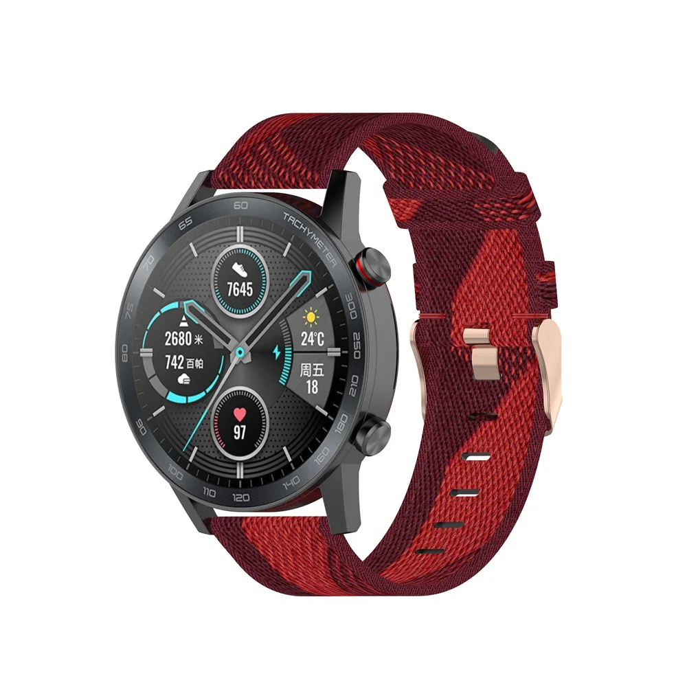AKBNSTED 22MM Camouflage Nylon – Canvas Strap Watch recenzja i cena