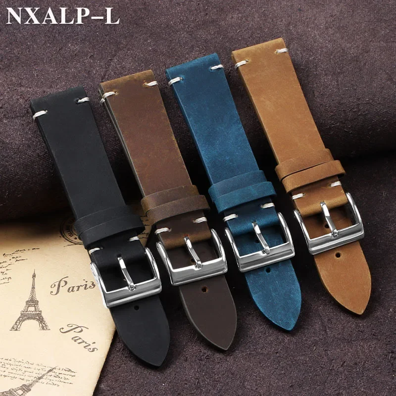 Vintage Oil Wax Leather Watch  – Nato Strap Nylon recenzja i cena