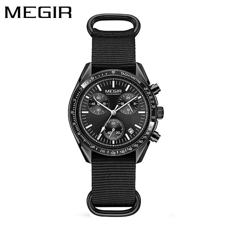 MEGIR 2247 New Luxury Men's Wa – Canvas Strap Watch recenzja i cena