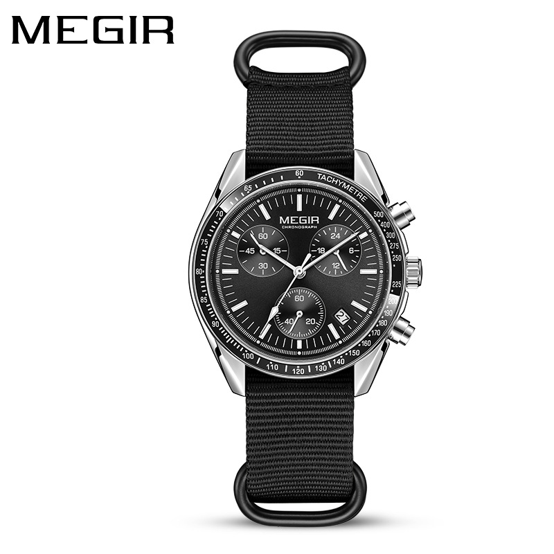MEGIR 2247 New Luxury Men's Wa – Canvas Strap Watch recenzja i cena