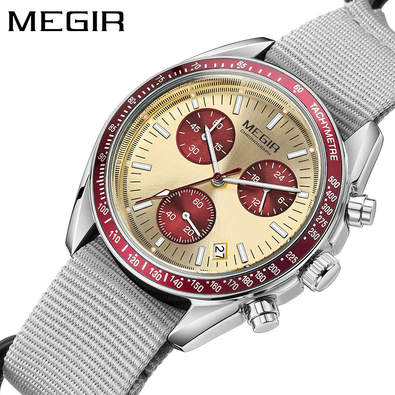 MEGIR 2247 New Luxury Men's Wa – Canvas Strap Watch recenzja i cena