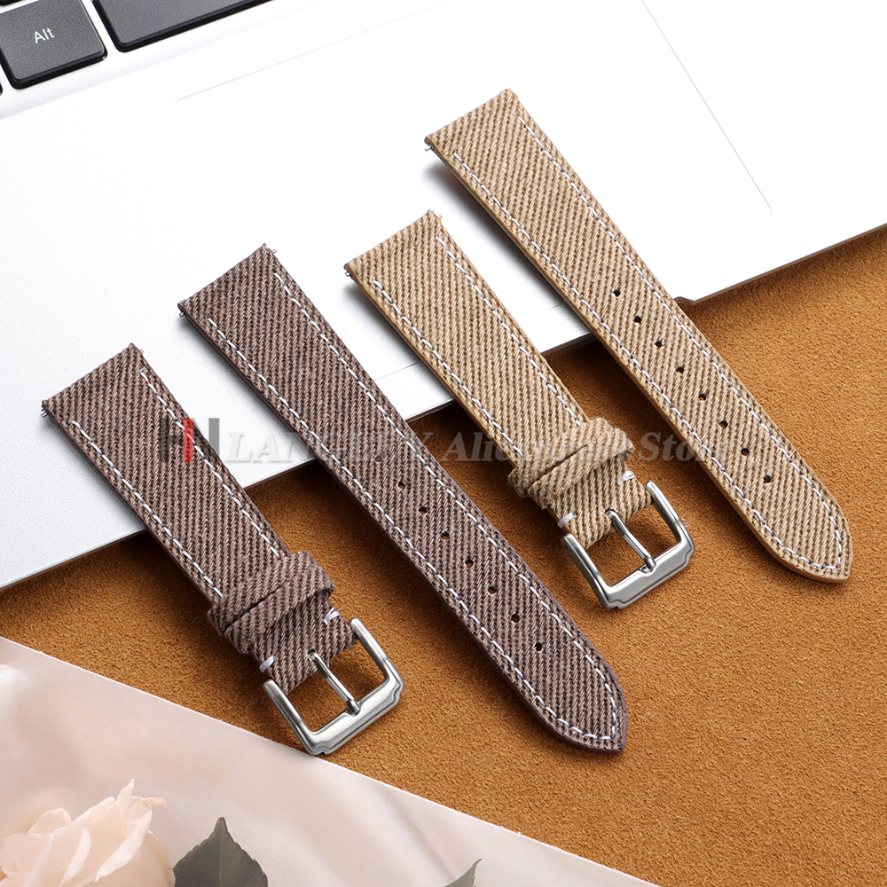 Denim Nylon Watch Strap Canvas – Canvas Strap Watch recenzja i cena