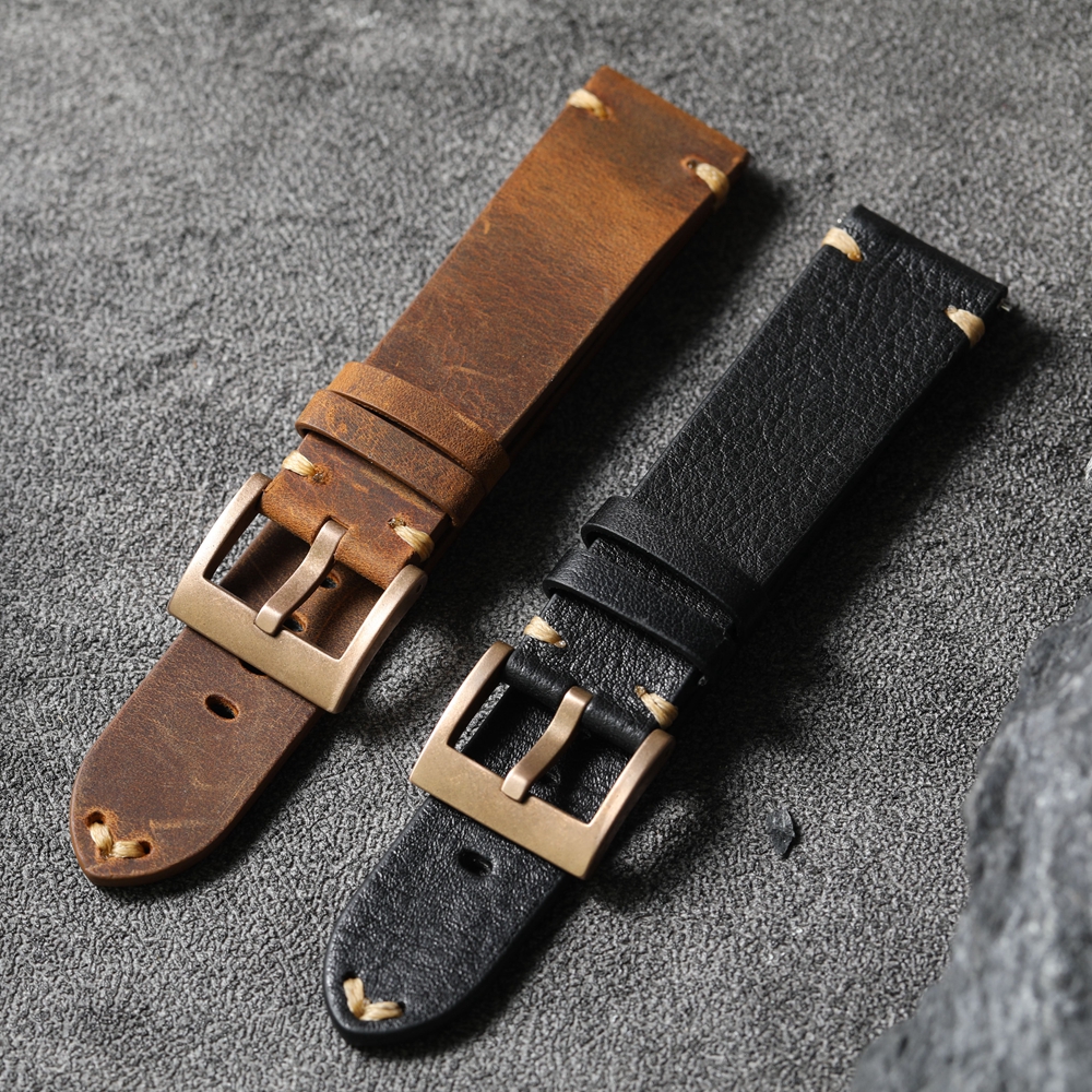 Handmade Top Layer Cowhide Str – Canvas Strap Watch recenzja i cena
