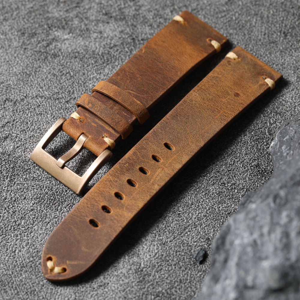 Handmade Top Layer Cowhide Str – Canvas Strap Watch recenzja i cena