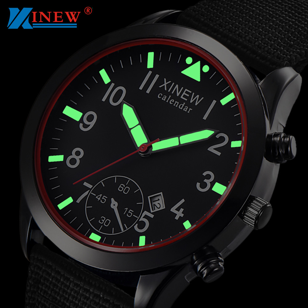 2020 XINEW Watches Men Fashion – Canvas Strap Watch recenzja i cena