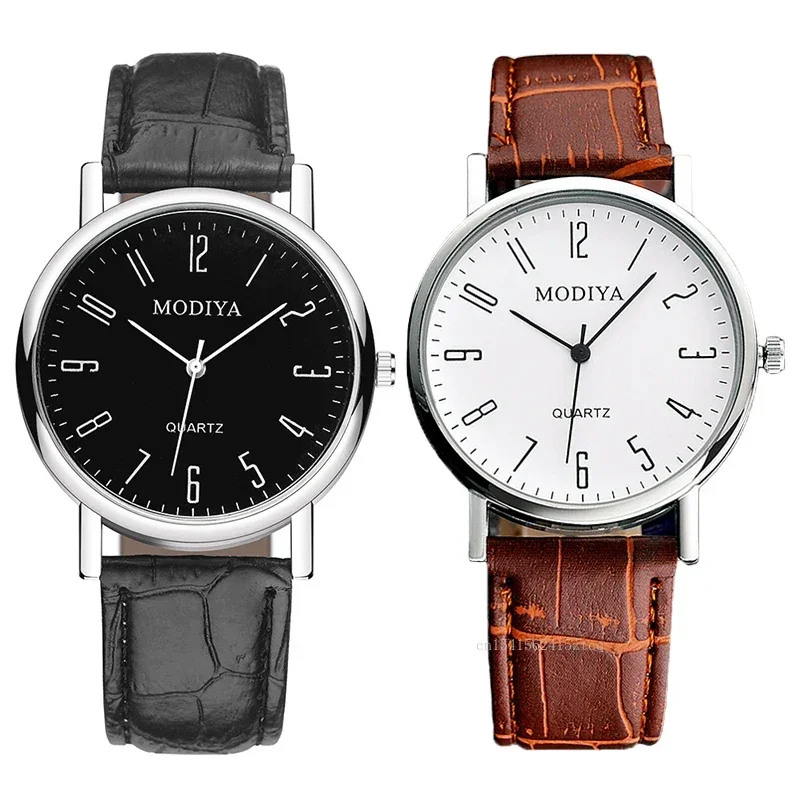 Men's Watches Business Wrist W – Leather Watch Band Men recenzja i cena