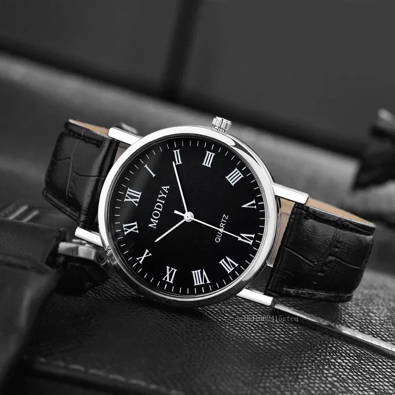 Men's Watches Business Wrist W – Leather Watch Band Men recenzja i cena