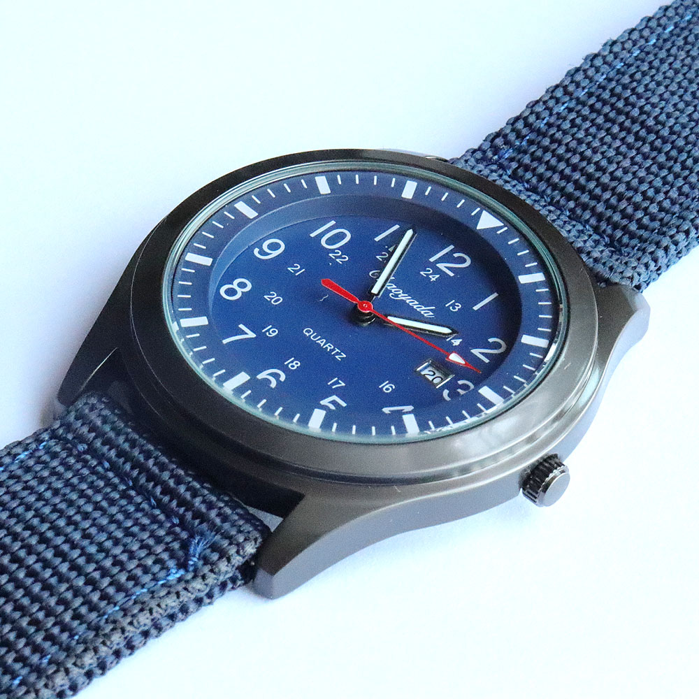 Luxury Men's Quartz Watch Spor – Canvas Strap Watch recenzja i cena