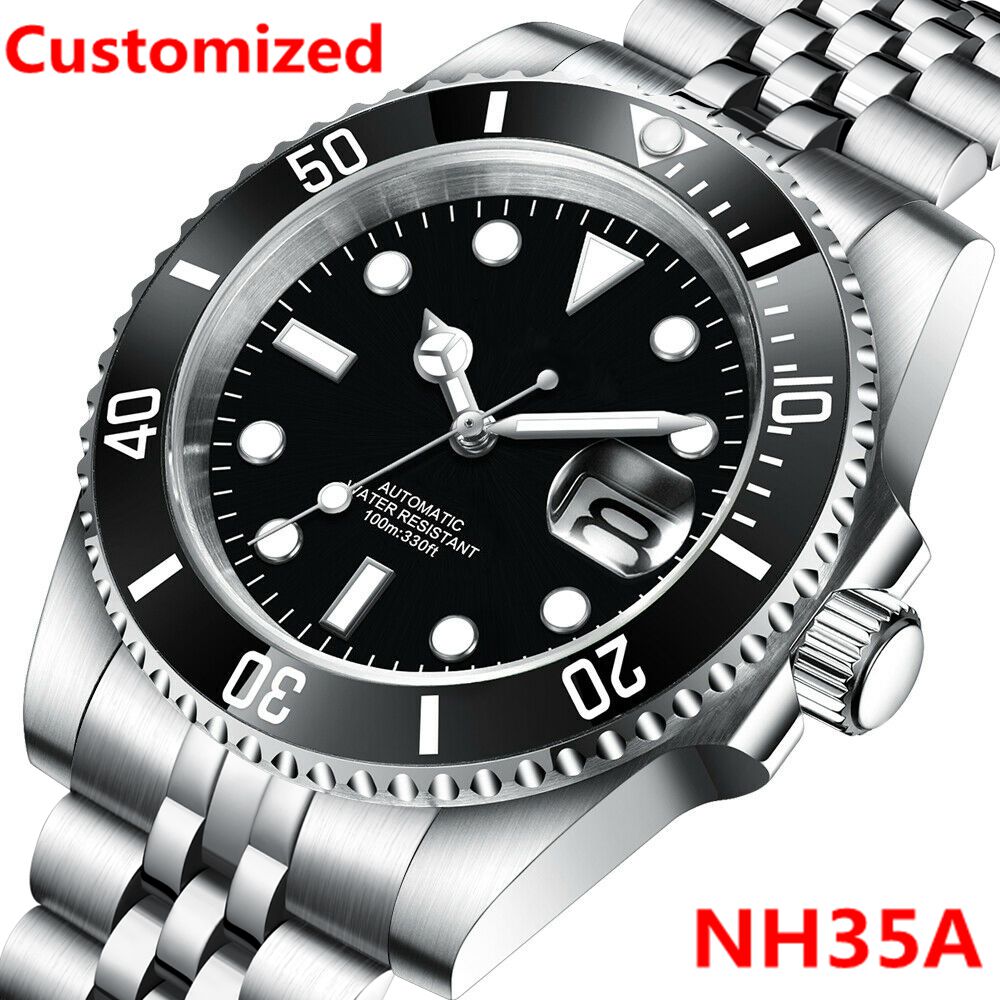 DIY Logo 40MM Dive Watch NH35  – Stainless Bracelet Diver recenzja i cena