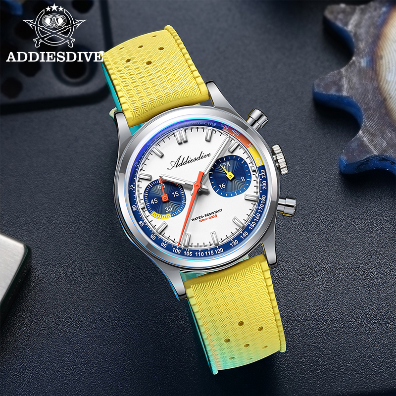 ADDIESDIVE Fashion Men's Quart – Rubber Strap Diver recenzja i cena