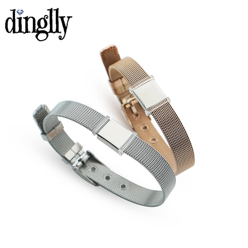 DINGLLY 10mm High Quality Stai – Mesh Strap Metal recenzja i cena