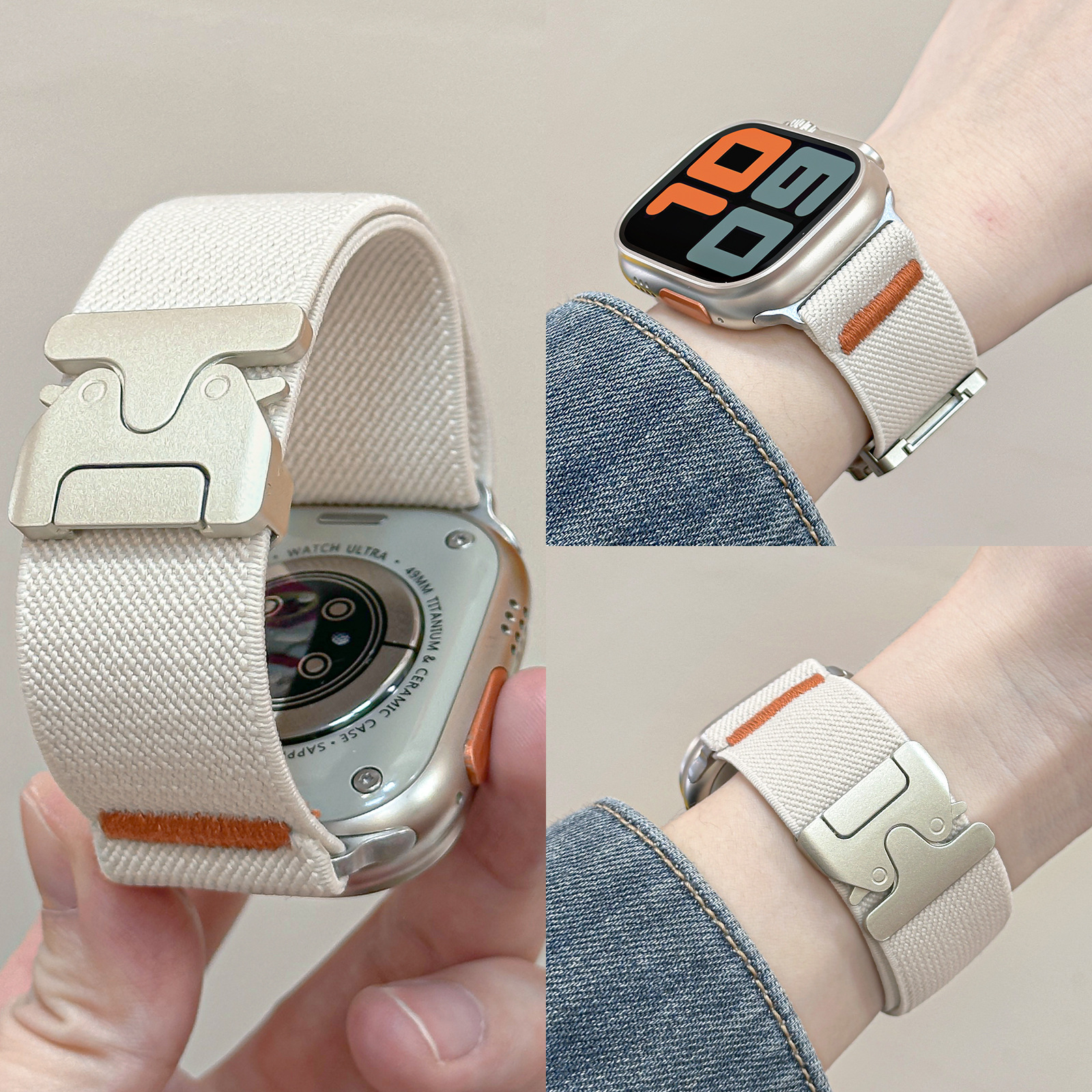 For Apple Watch Band Nylon Ela – Parachute Strap Elastic recenzja i cena