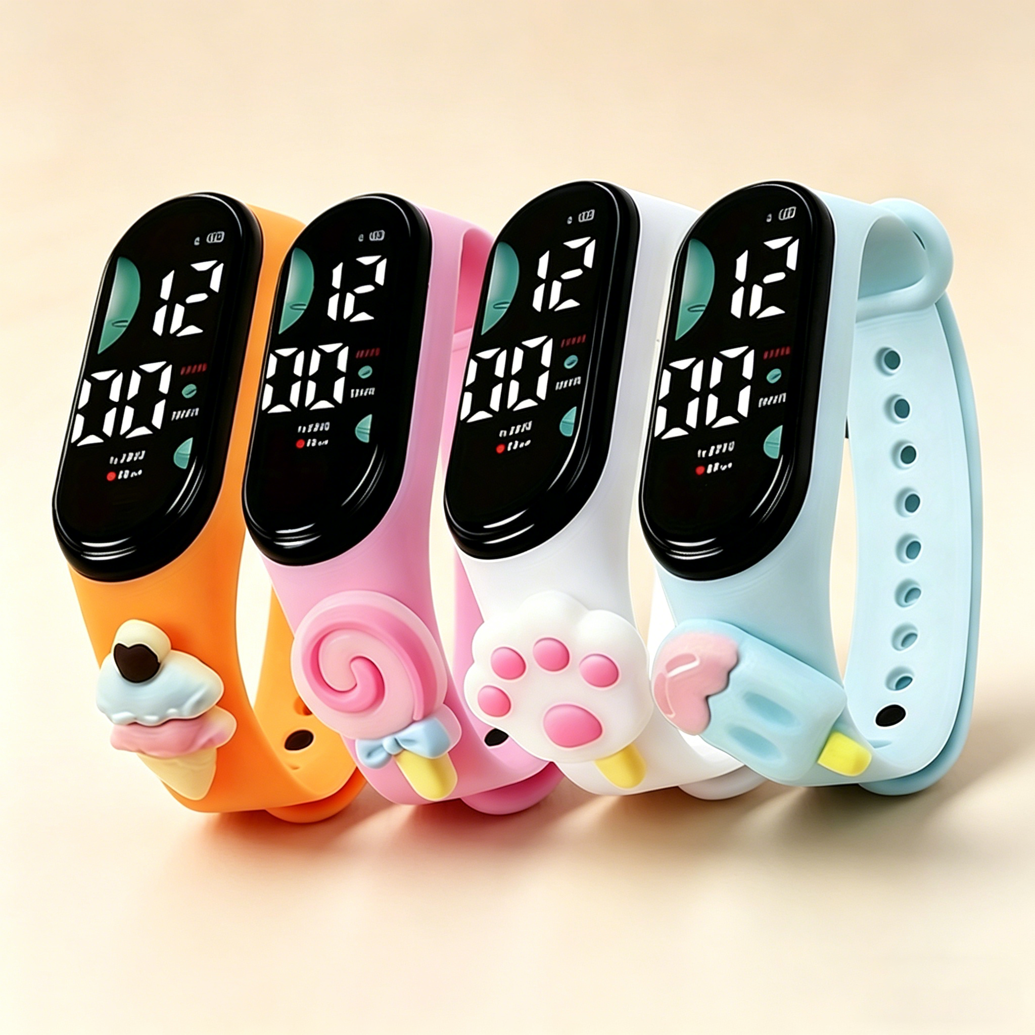 Cute 3D Cartoon Digital Watch  – Silicone Band Women recenzja i cena