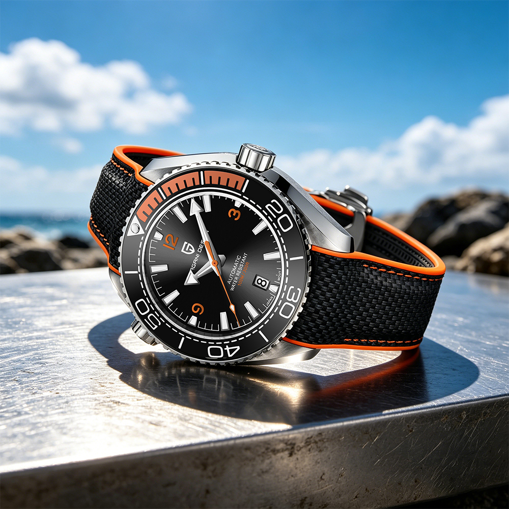 PAGANI DESIGN Diving Watch 100 – Rubber Strap Diver recenzja i cena