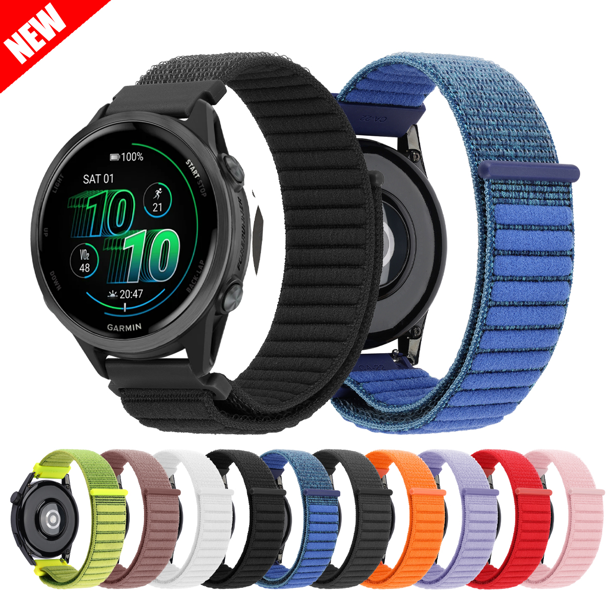 Nylon loop Band For Garmin Viv – Sport Loop Velcro recenzja i cena