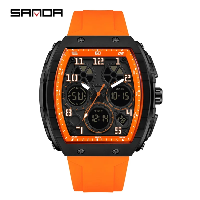 SANDA 6157 New Fashion Men's E – Rubber Strap Diver recenzja i cena