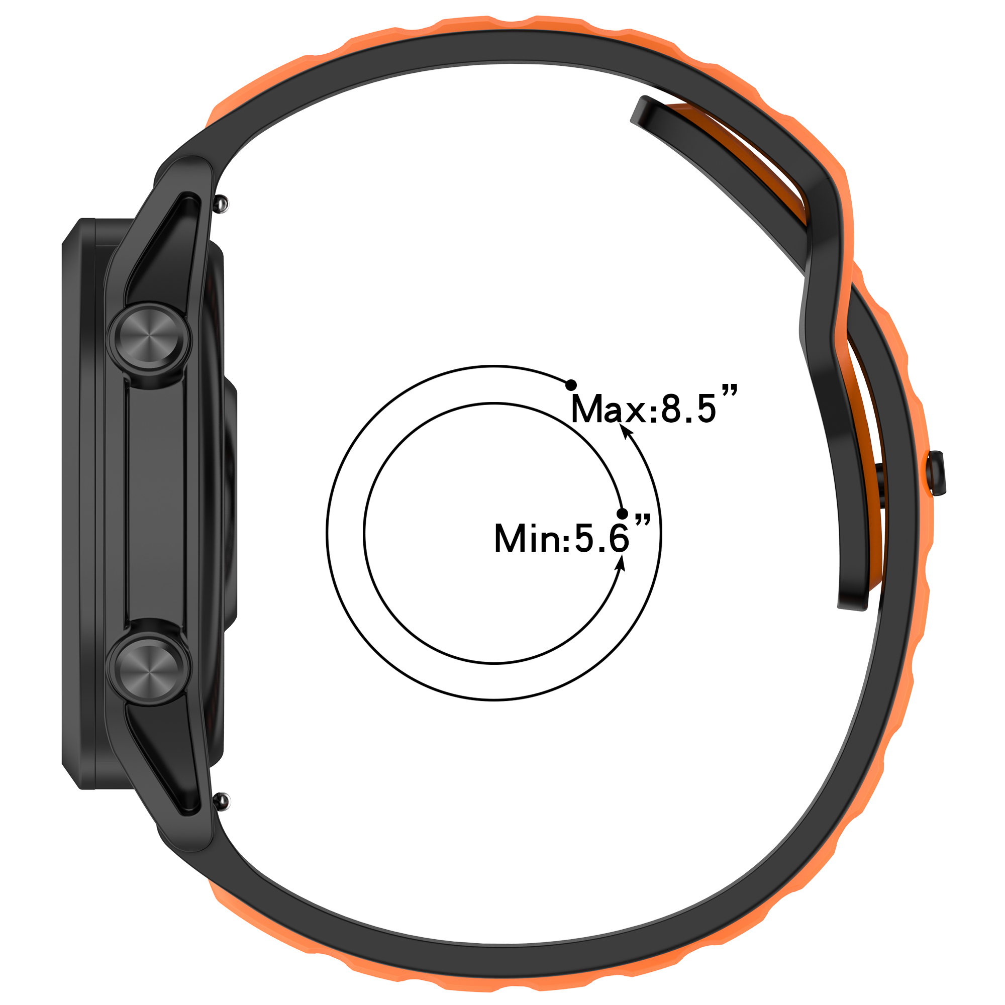 20 22mm Silicone Strap For Pol – Silicone Watch Band 22Mm recenzja i cena