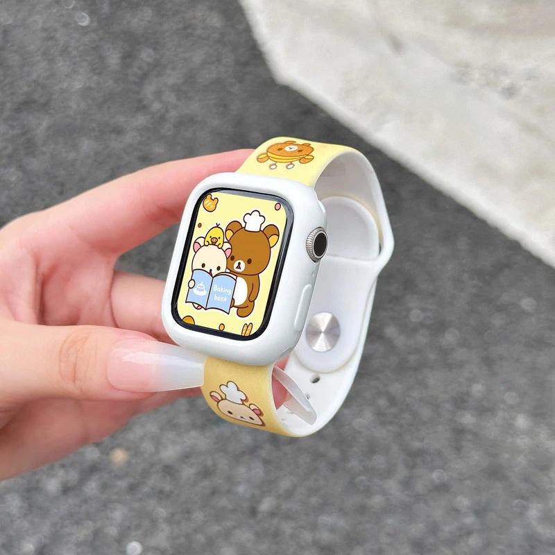 Cute Rilakkuma Print Silicone  – Silicone Band Women recenzja i cena