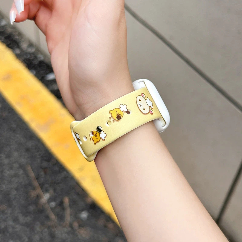 Cute Rilakkuma Print Silicone  – Silicone Band Women recenzja i cena