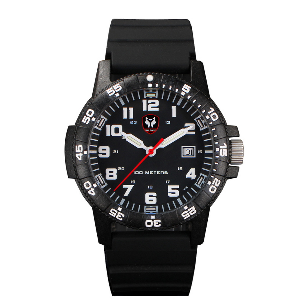 Hnlgnox Mens Pilot Watches Spo – Rubber Strap Diver recenzja i cena