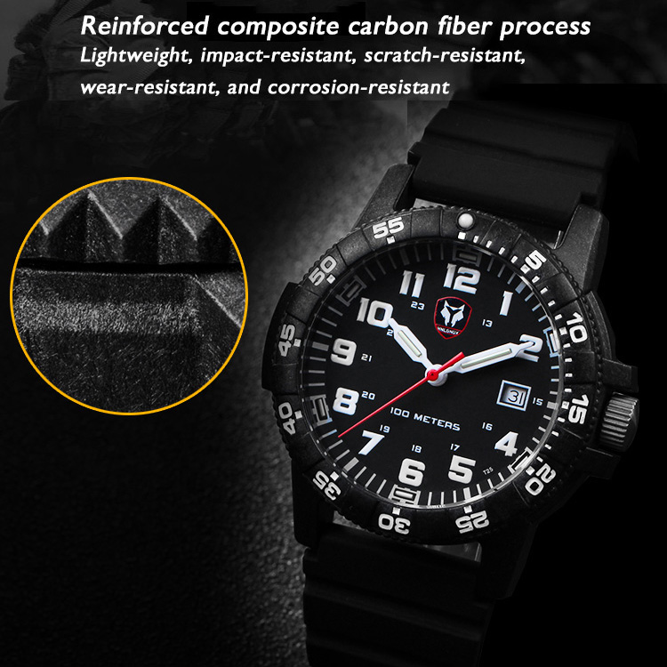 Hnlgnox Mens Pilot Watches Spo – Rubber Strap Diver recenzja i cena