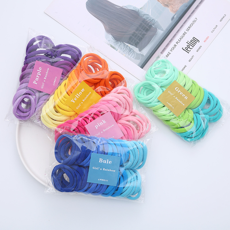 50PCS/Set Women Girls Basic Ha – Silicone Band Women recenzja i cena