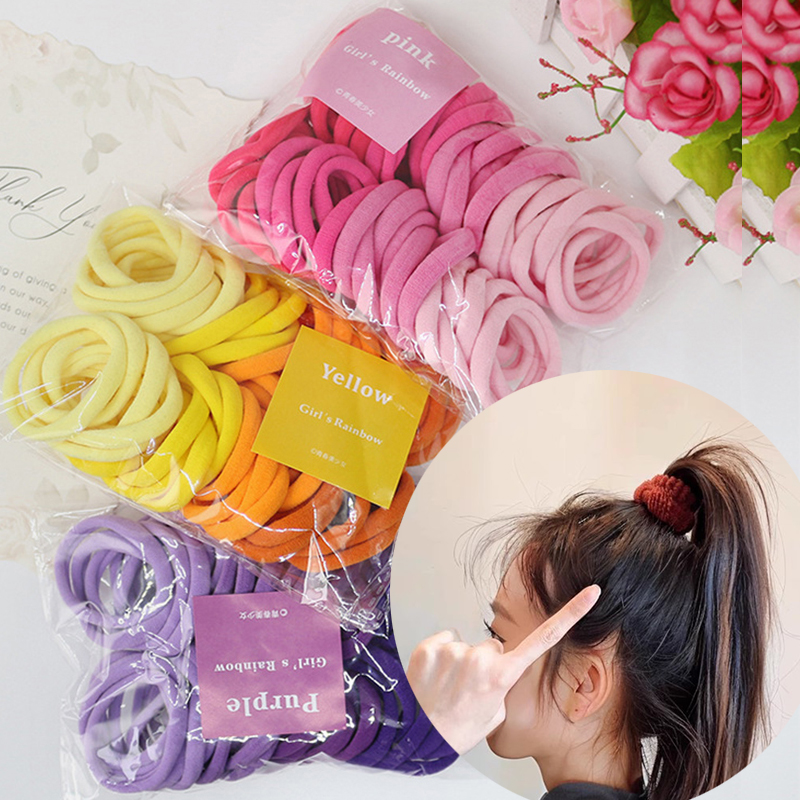50PCS/Set Women Girls Basic Ha – Silicone Band Women recenzja i cena