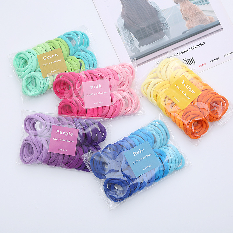 50PCS/Set Women Girls Basic Ha – Silicone Band Women recenzja i cena
