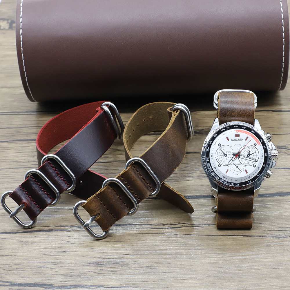 Genuine Leather Watch Band 18m – Suede Strap Watch recenzja i cena