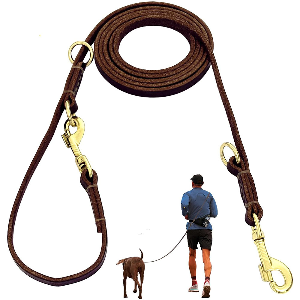 Multi Function Leather Dog Lea – Leather Strap Quick Release recenzja i cena