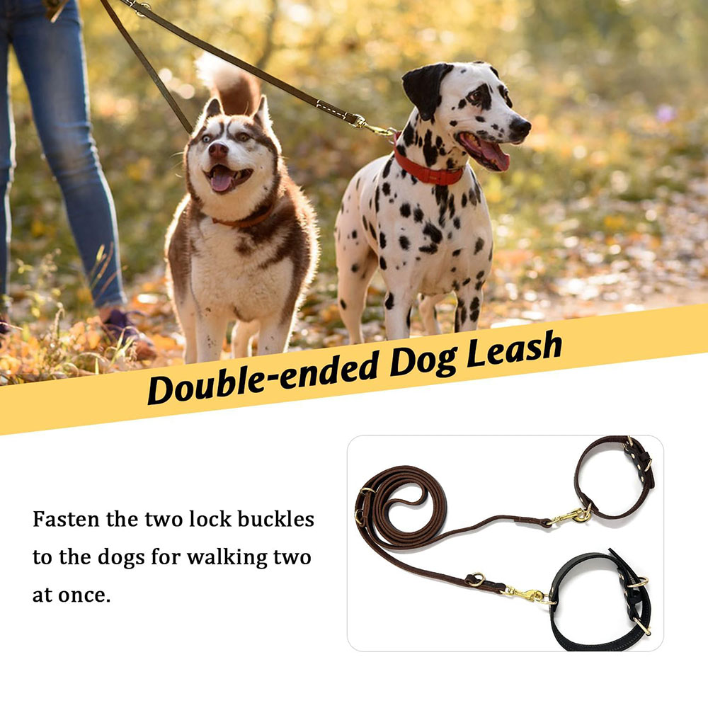 Multi Function Leather Dog Lea – Leather Strap Quick Release recenzja i cena