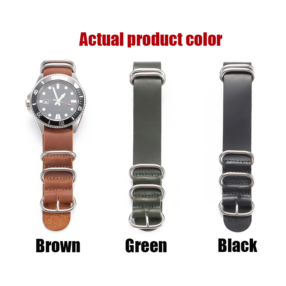 Vintage Genuine Leather Watch  – Nato Strap Nylon recenzja i cena