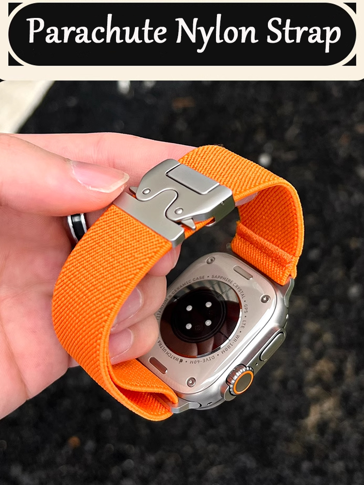 Straps For Apple Watch ultra 2 – Parachute Strap Elastic recenzja i cena