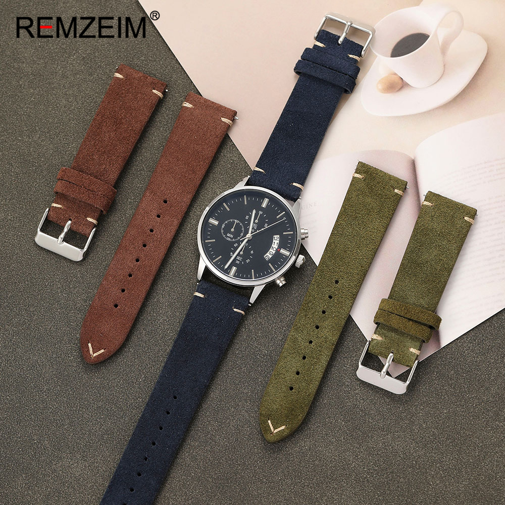 Unisex Suede Leather Watch Bel – Suede Strap Watch recenzja i cena