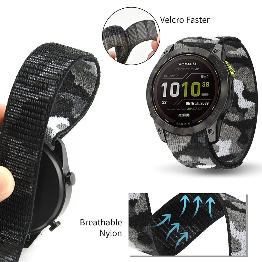 22mm 26mm Nylon QuickFit Strap – Sport Loop Velcro recenzja i cena