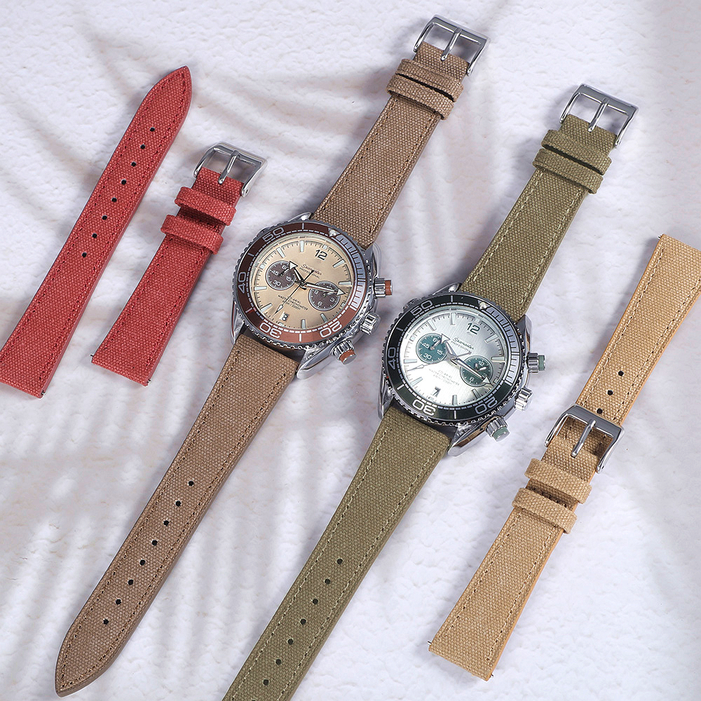 Handcrafted Slim Watch Strap 2 – Canvas Strap Watch recenzja i cena