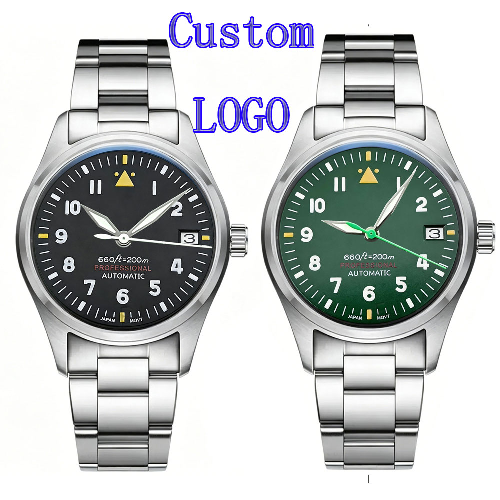 Custom LOGO 36mm 39mm Pilot Wa – Stainless Bracelet Diver recenzja i cena