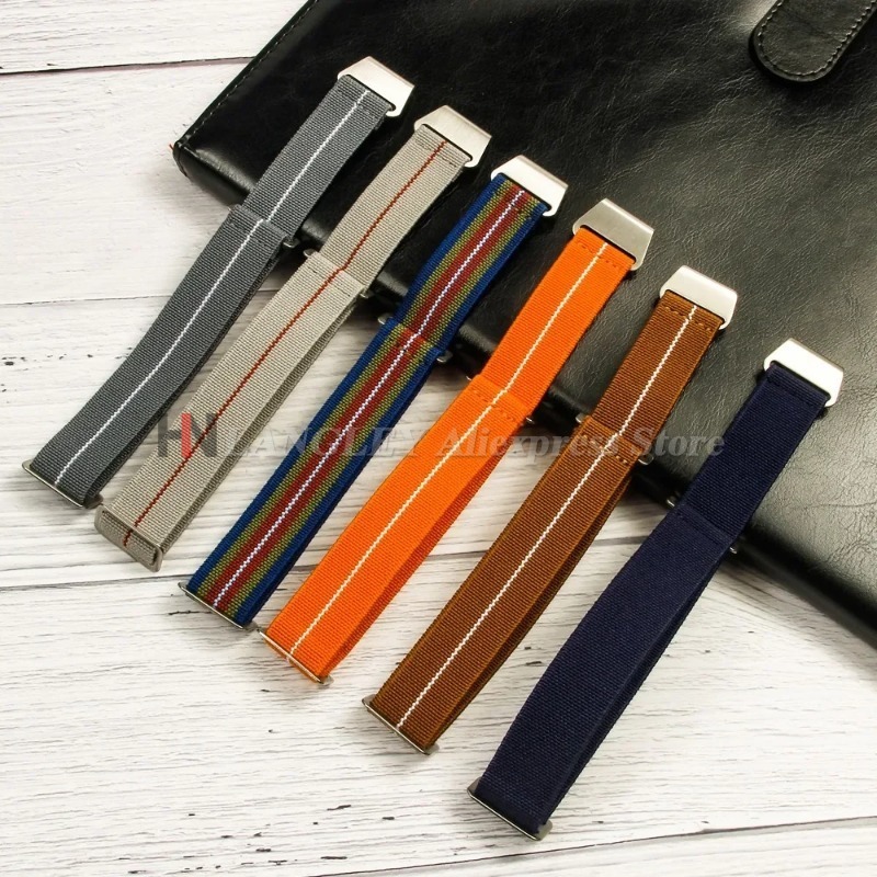 Elastic Nylon Watch Band for S – Parachute Strap Elastic recenzja i cena