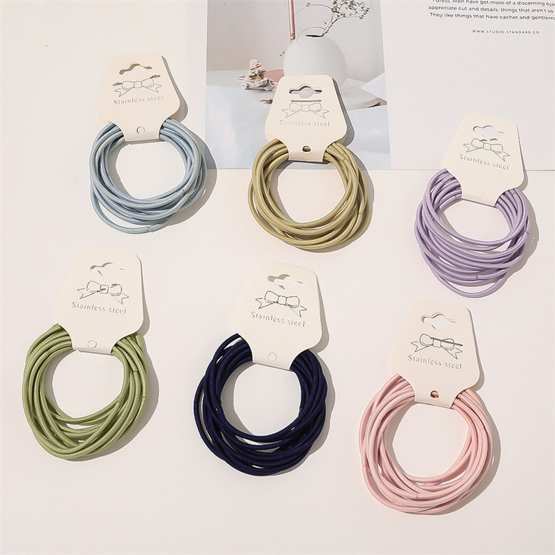10PCS Women Girls Simple Basic – Silicone Band Women recenzja i cena