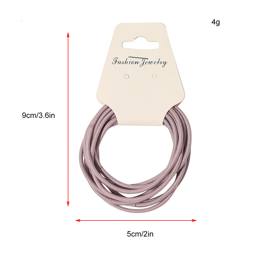 10PCS Women Girls Simple Basic – Silicone Band Women recenzja i cena
